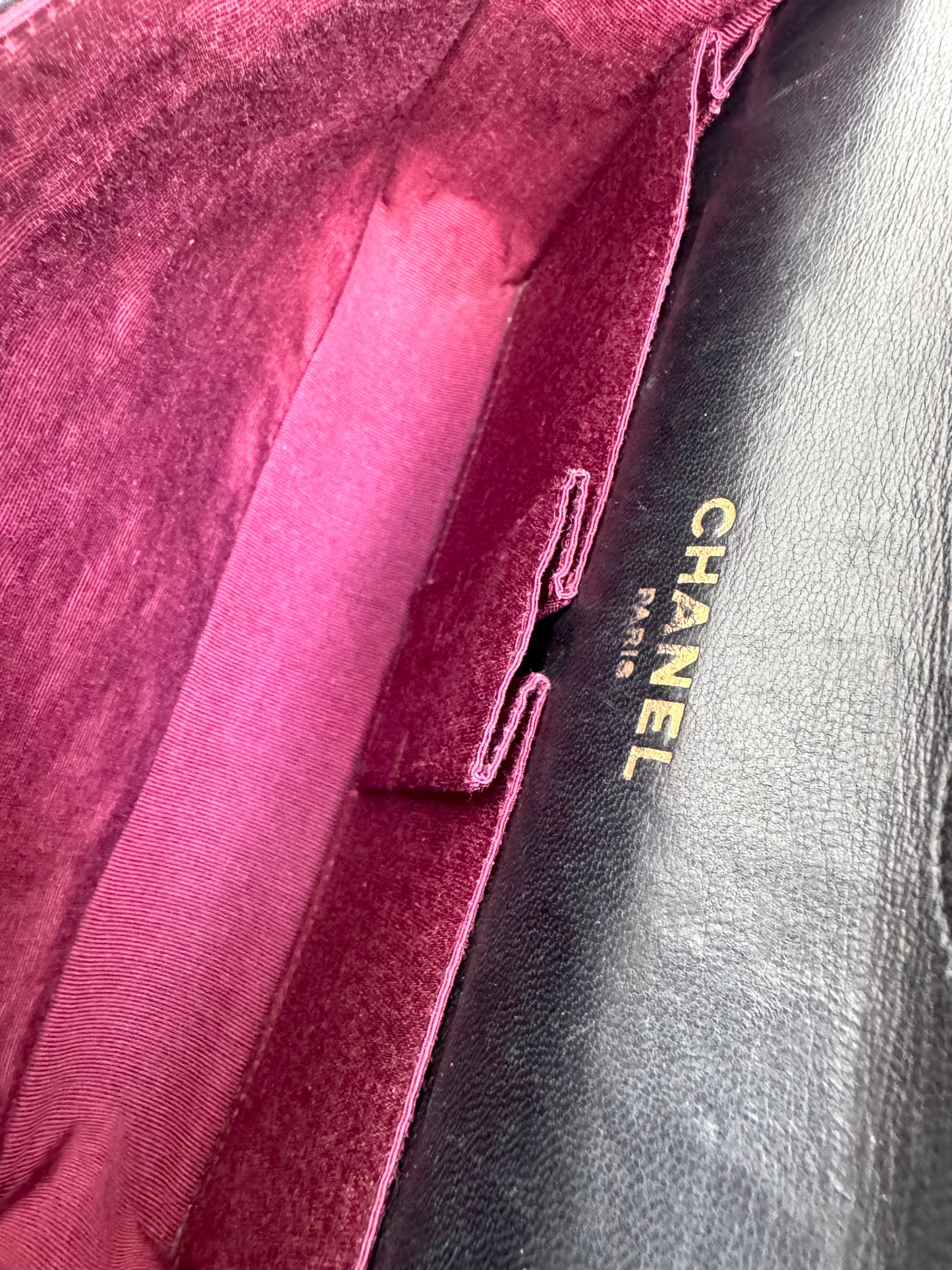 CHANEL Lambskin Mademoiselle Double Flap