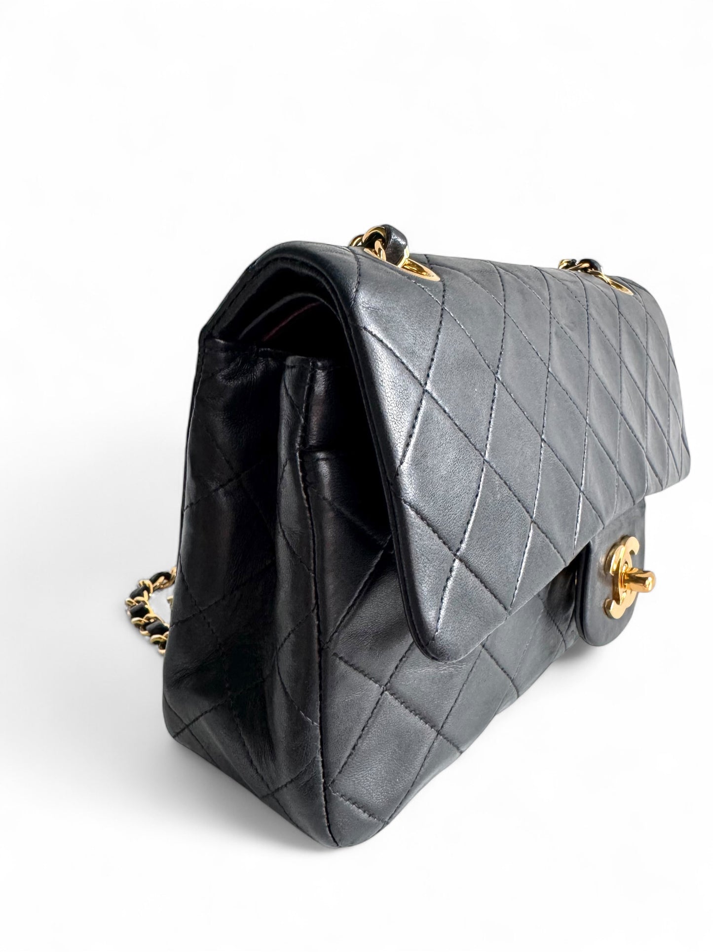 CHANEL Timeless Lambskin Classic Double Flap Bag