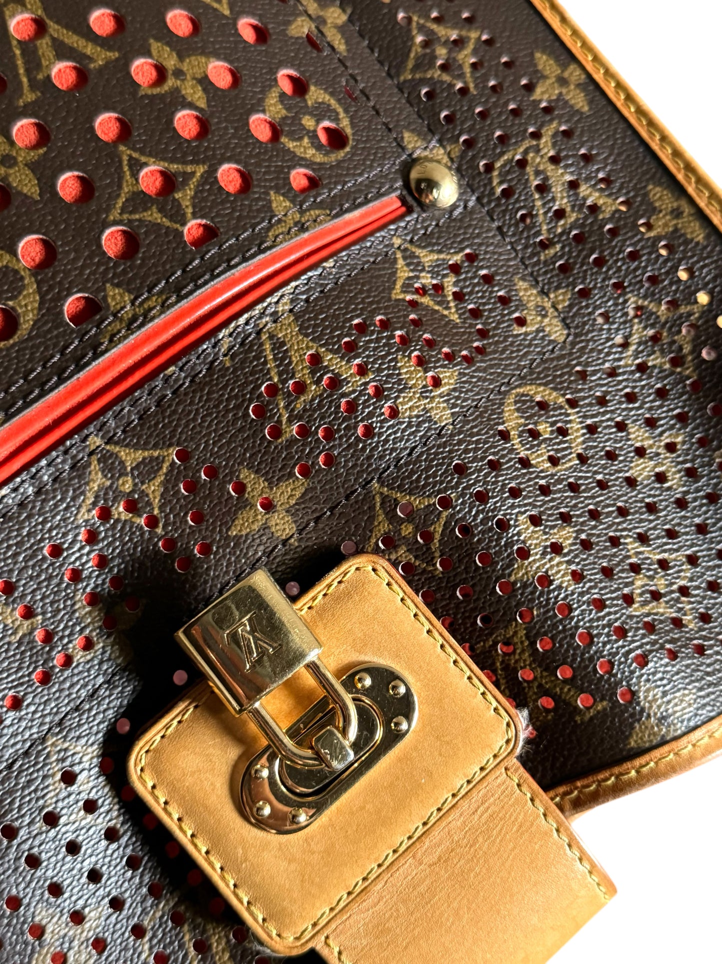 LOUIS VUITTON Monogram Perforated Musette