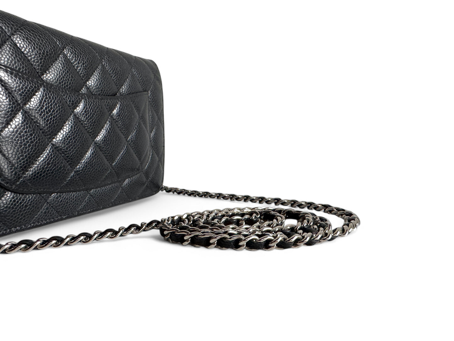 CHANEL Caviar Quilted Wallet on Chain WOC