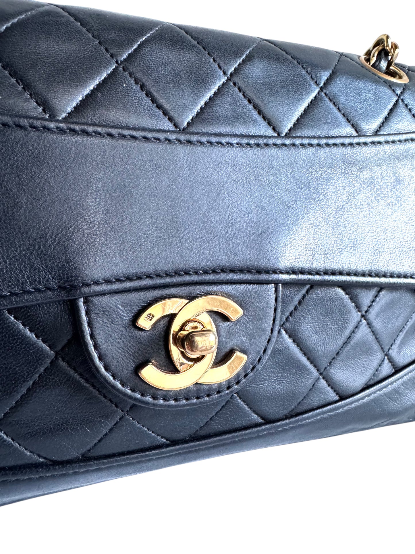 Chanel Quilted Flap Bag With Pouch