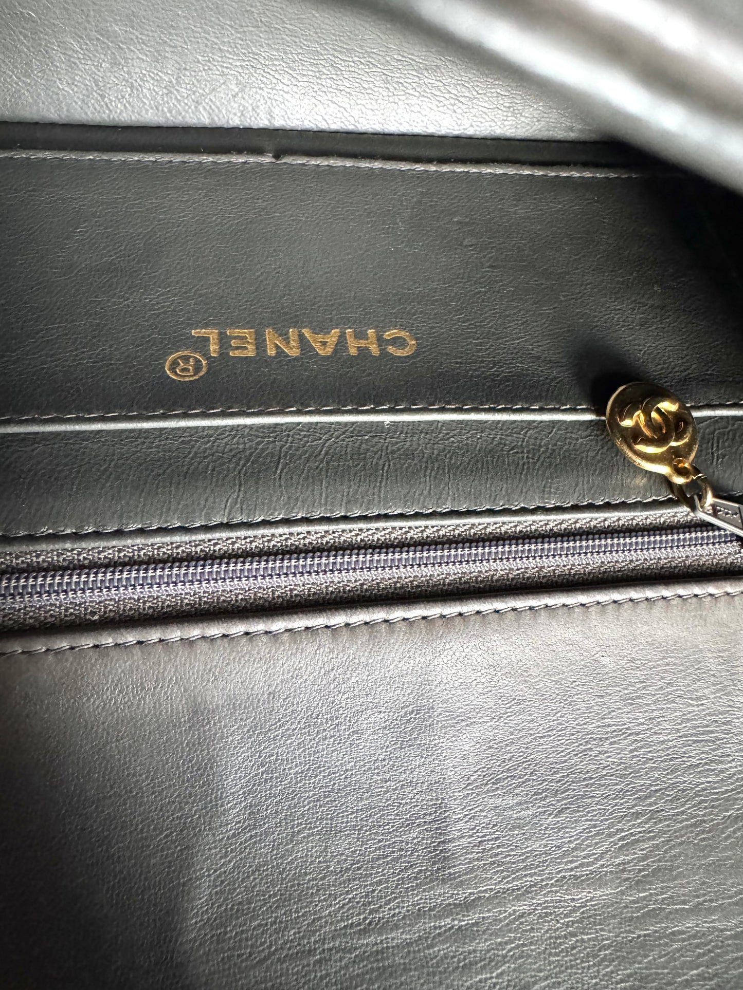 CHANEL Lambskin Vertical Flap Bag