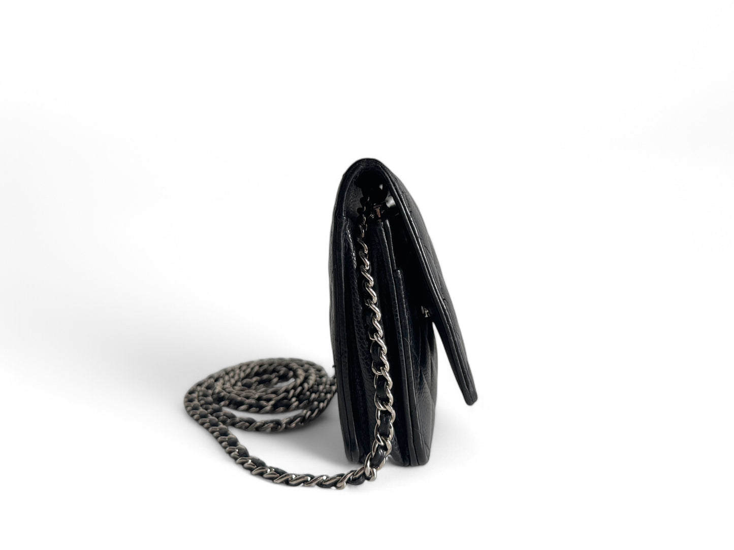 CHANEL Caviar Quilted Wallet on Chain WOC