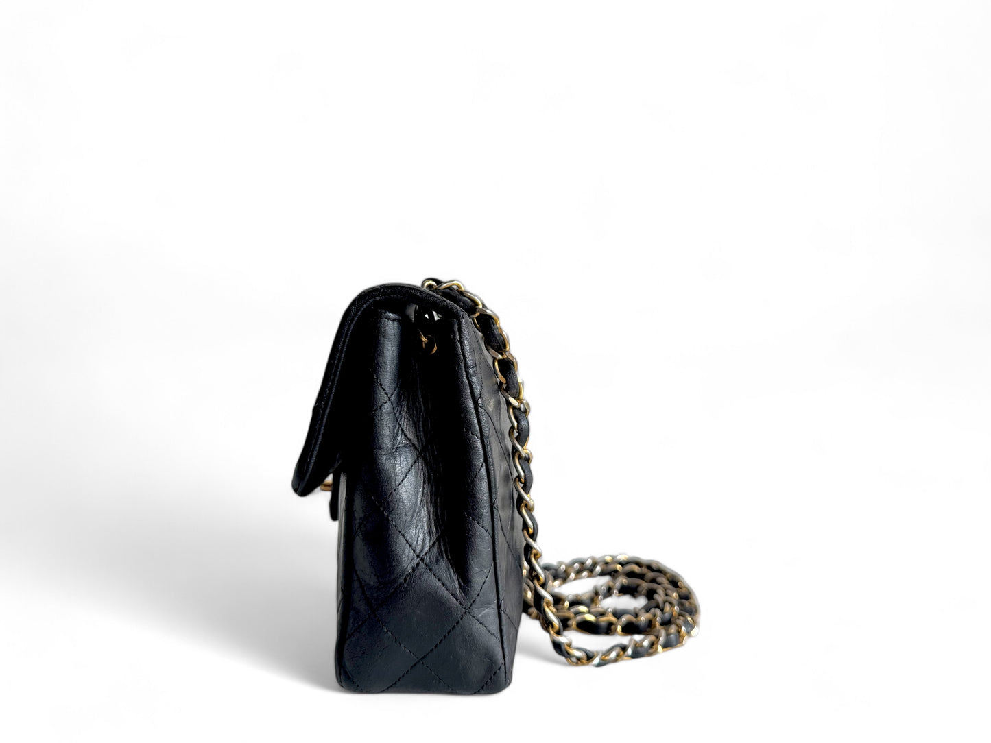 CHANEL Lambskin Quilted Small Single Flap