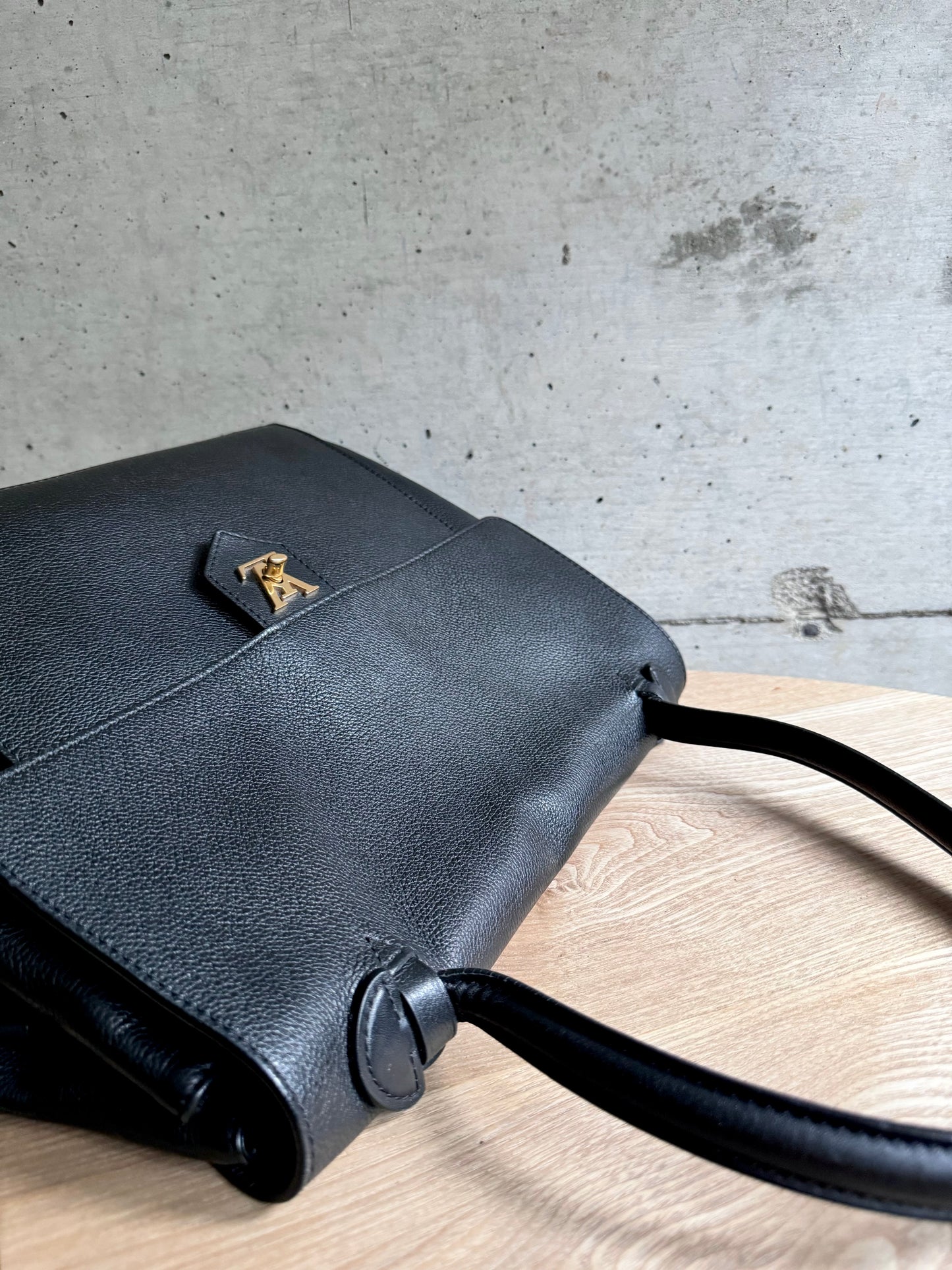 LOUIS VUITTON Calfskin Lockme MM