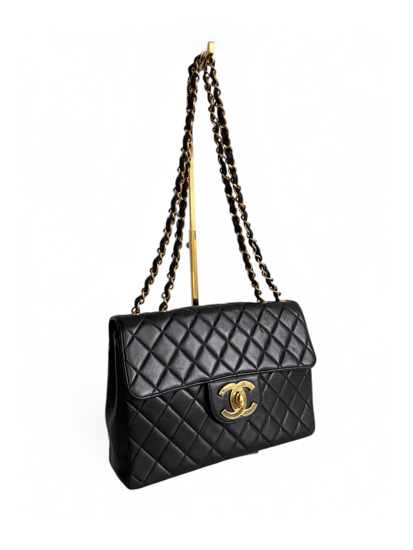CHANEL Classic Maxi Lambskin Leather Flap Bag