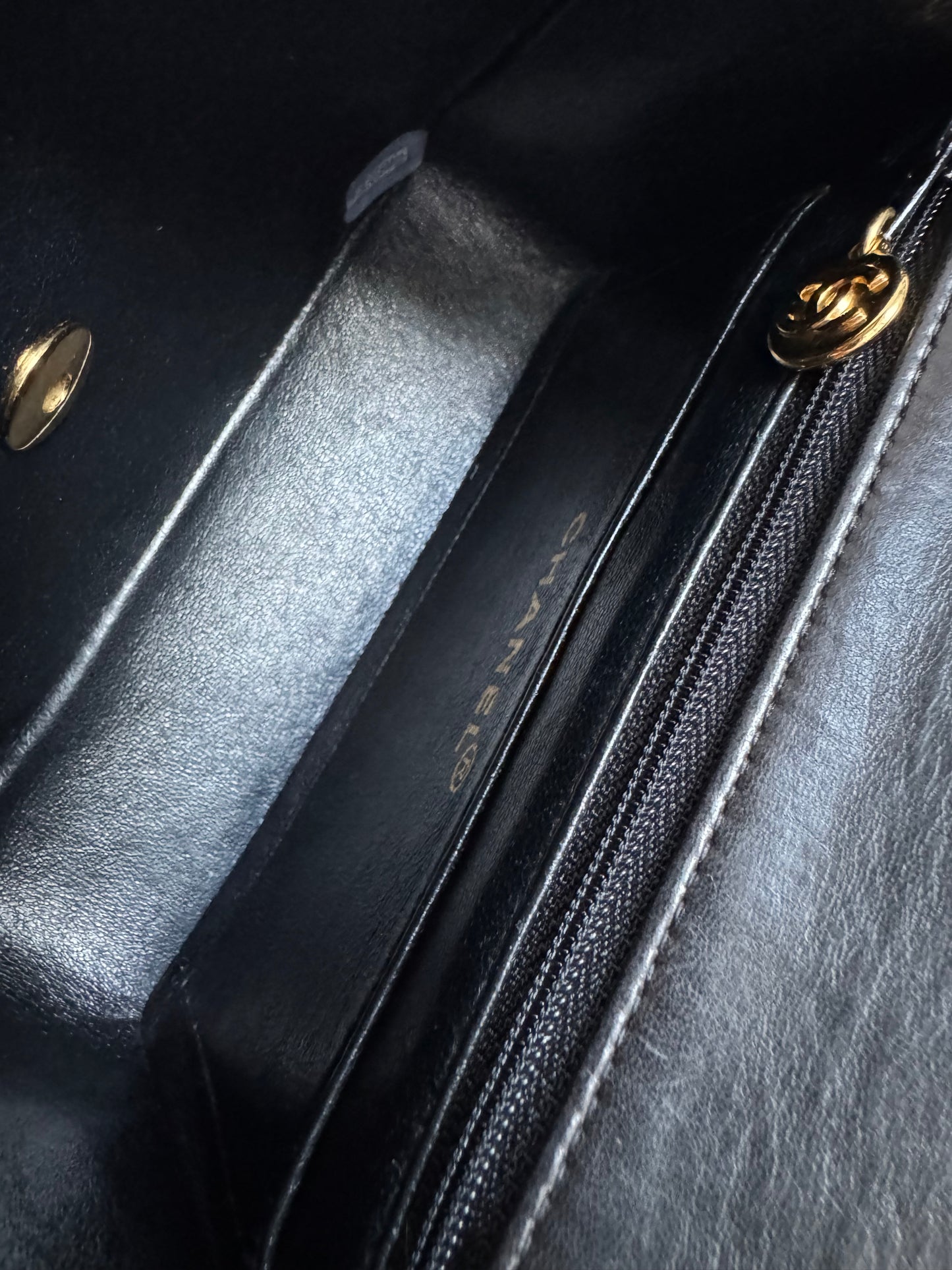 CHANEL Lambskin Quilted Mini Flap Bag