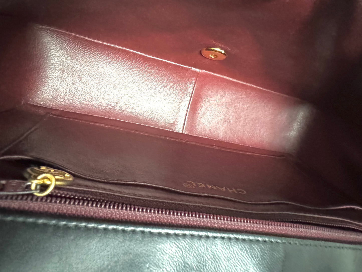 CHANEL Lambskin Diana Quilted Medium Single Flap