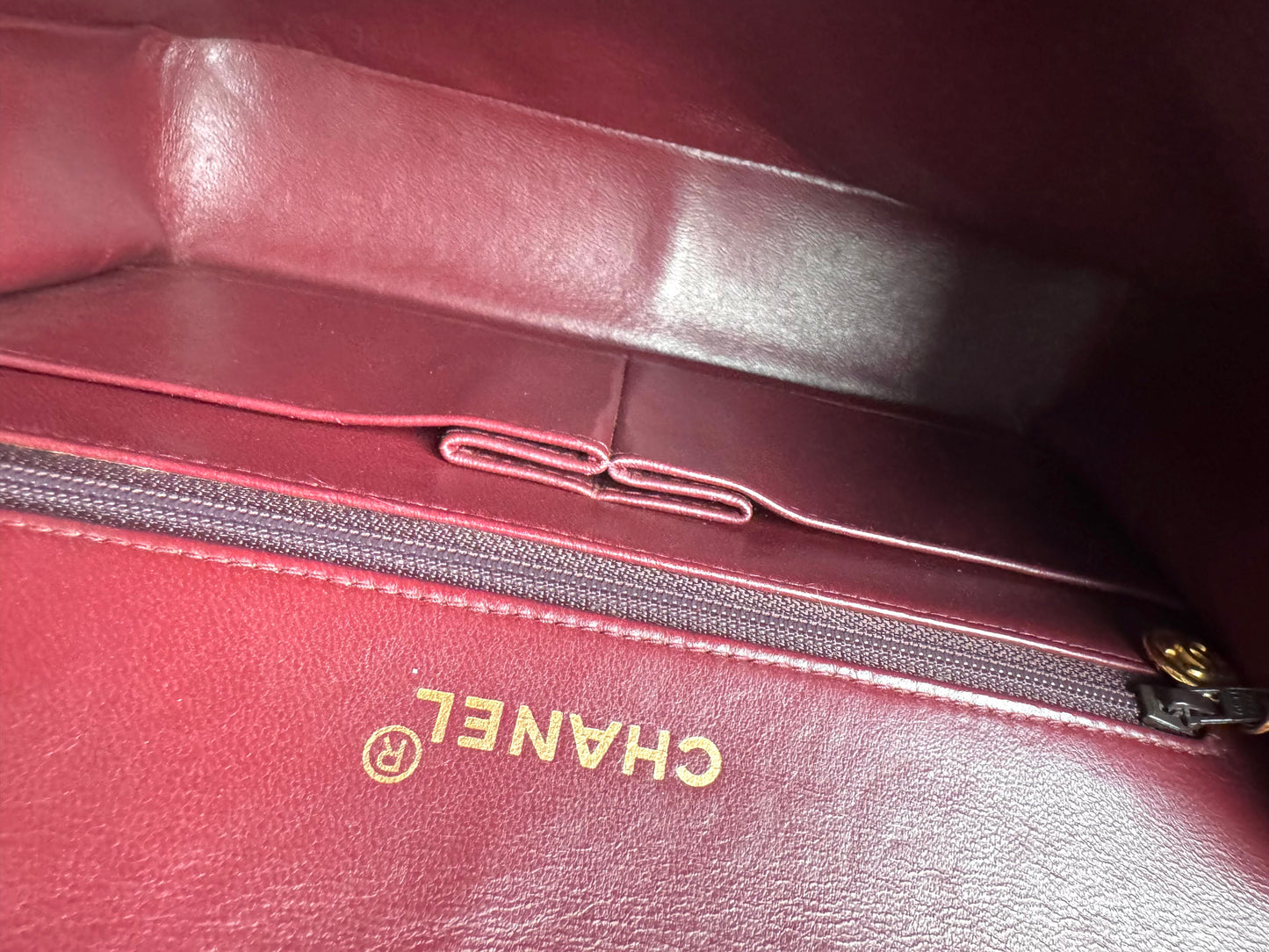 CHANEL Lambskin Quilted Medium Double Flap