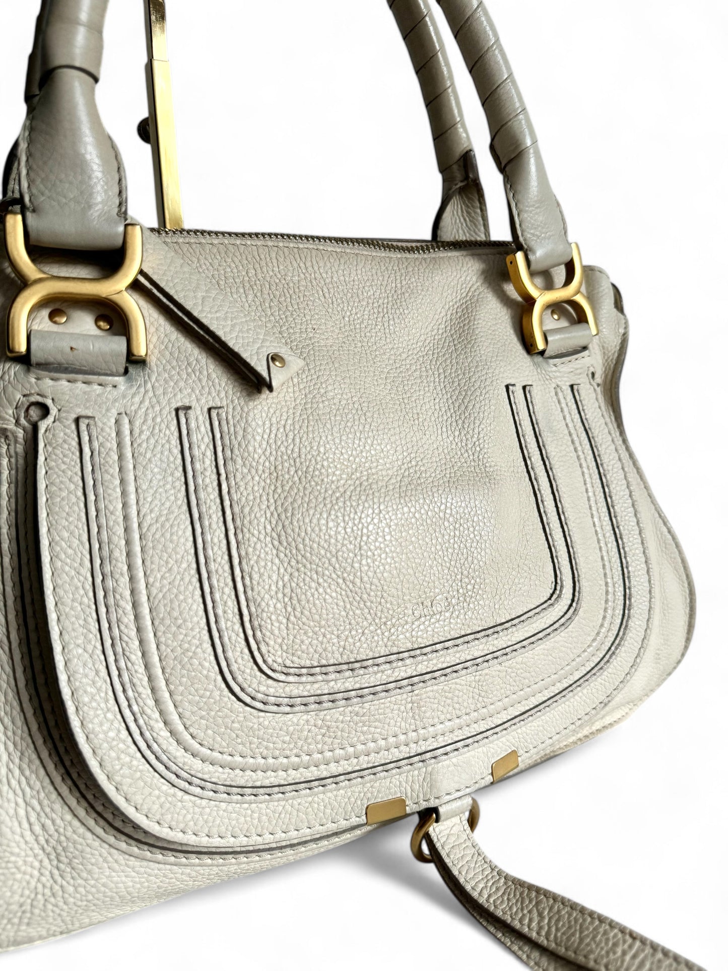 CHLOE Calfskin Medium Marcie Satchel