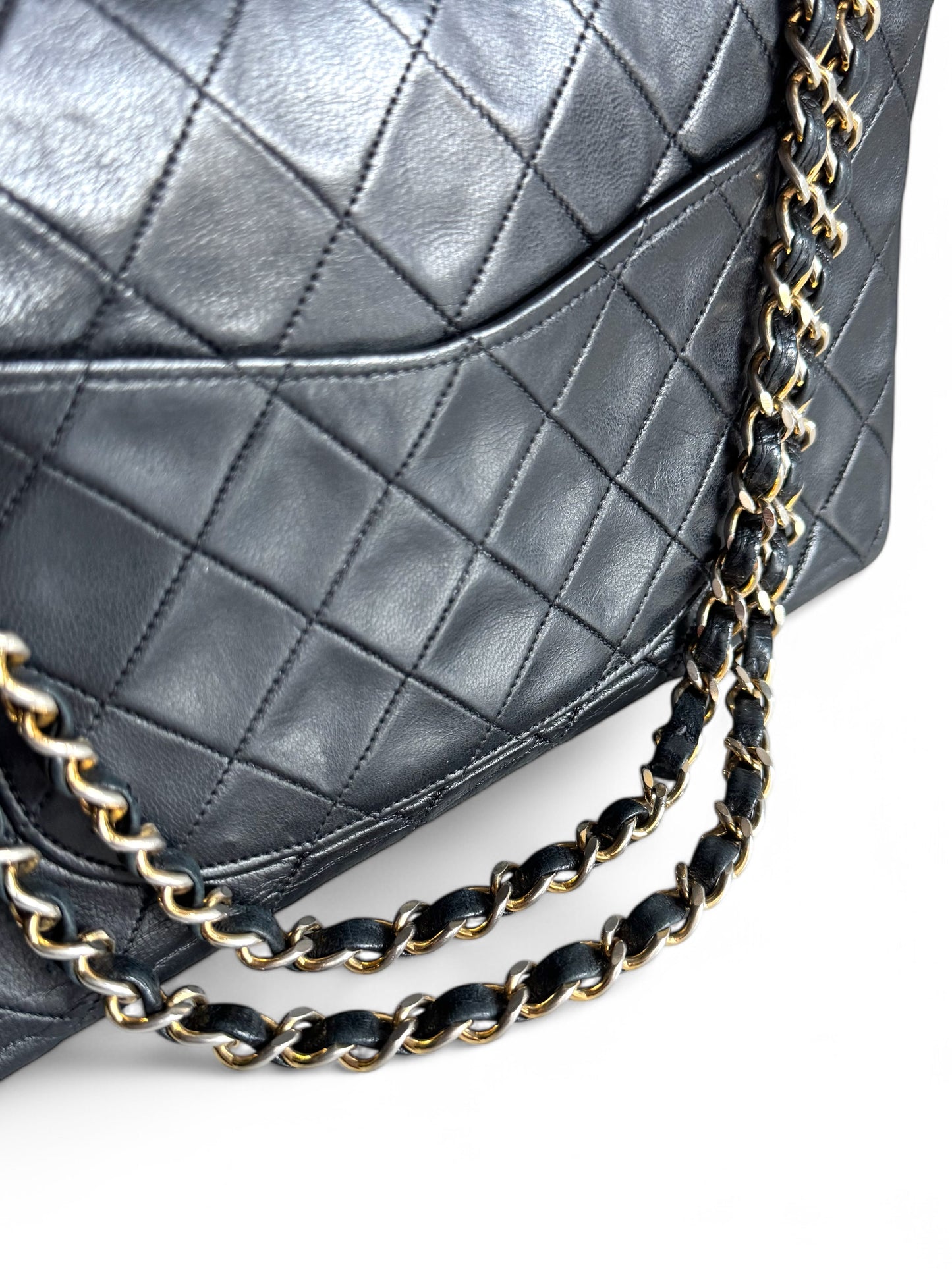 Chanel Lambskin Matelasse Double Flap Bag