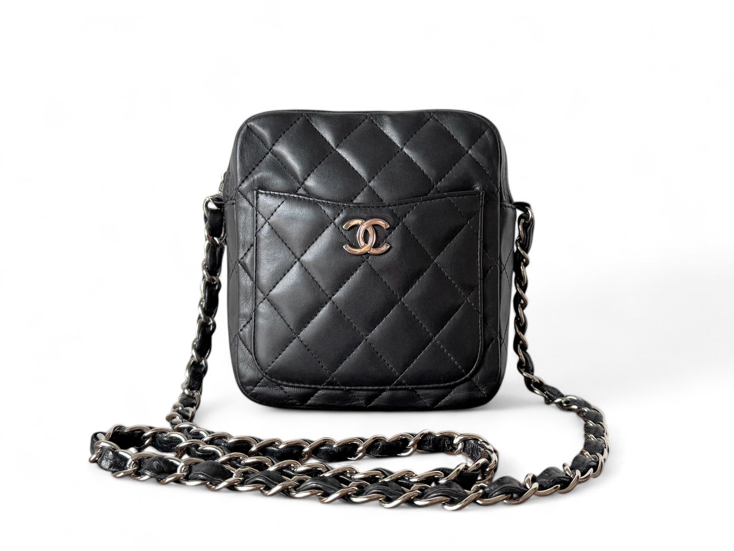 CHANEL Lambskin Quilted Crossbody