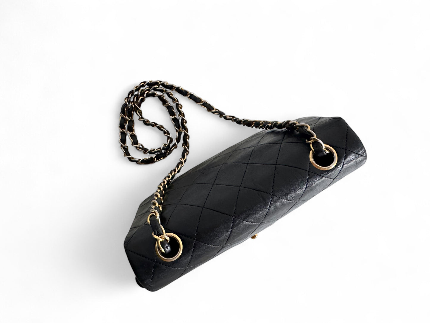 CHANEL Lambskin Quilted Small Single Flap
