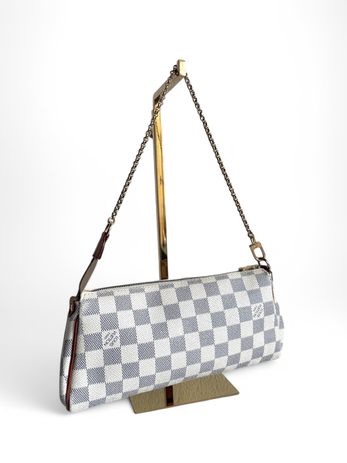 LOUIS VUITTON Damier Azur Eva Clutch
