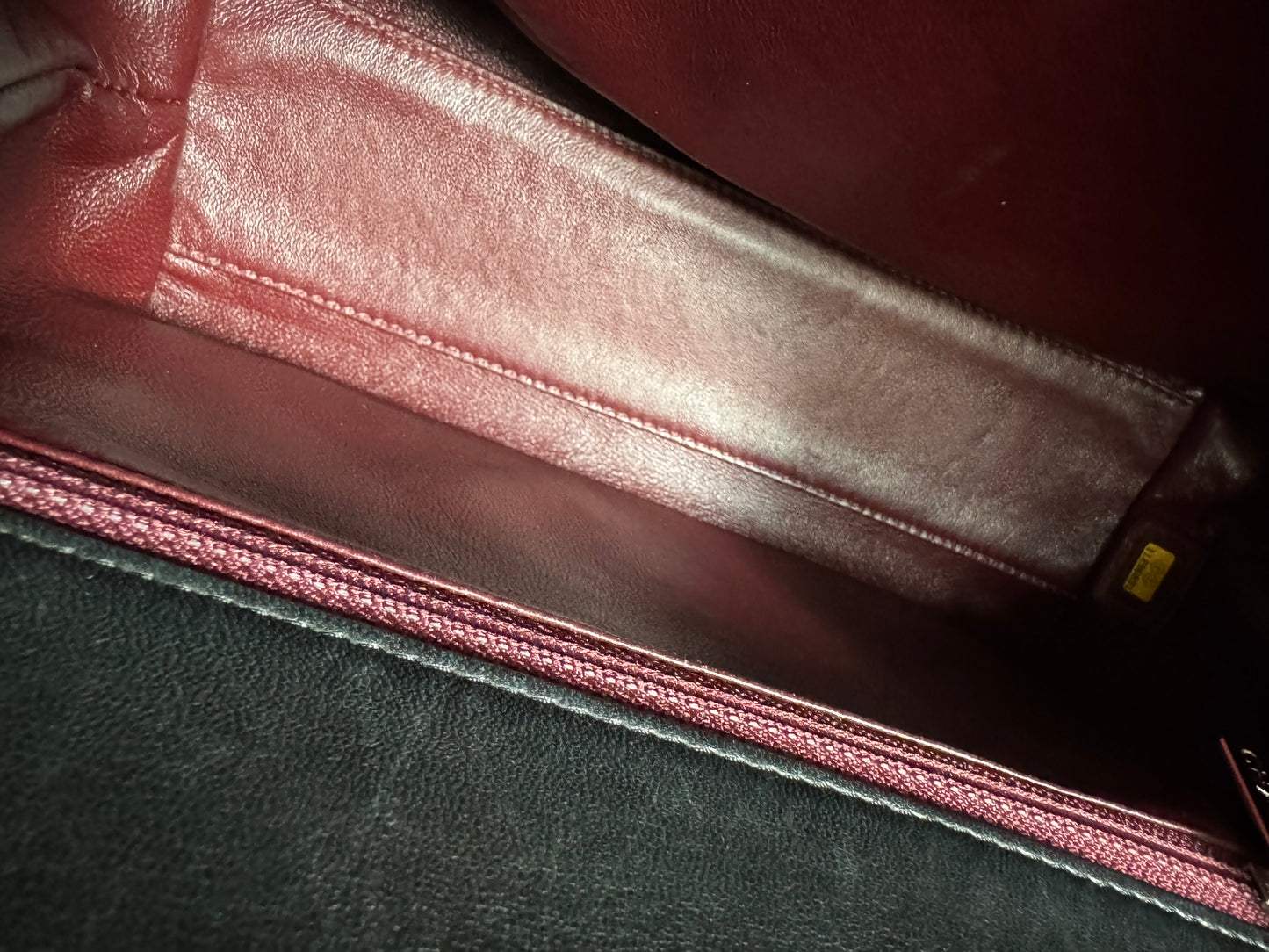 CHANEL Lambskin Quilted Medium Kelly Flap Bag