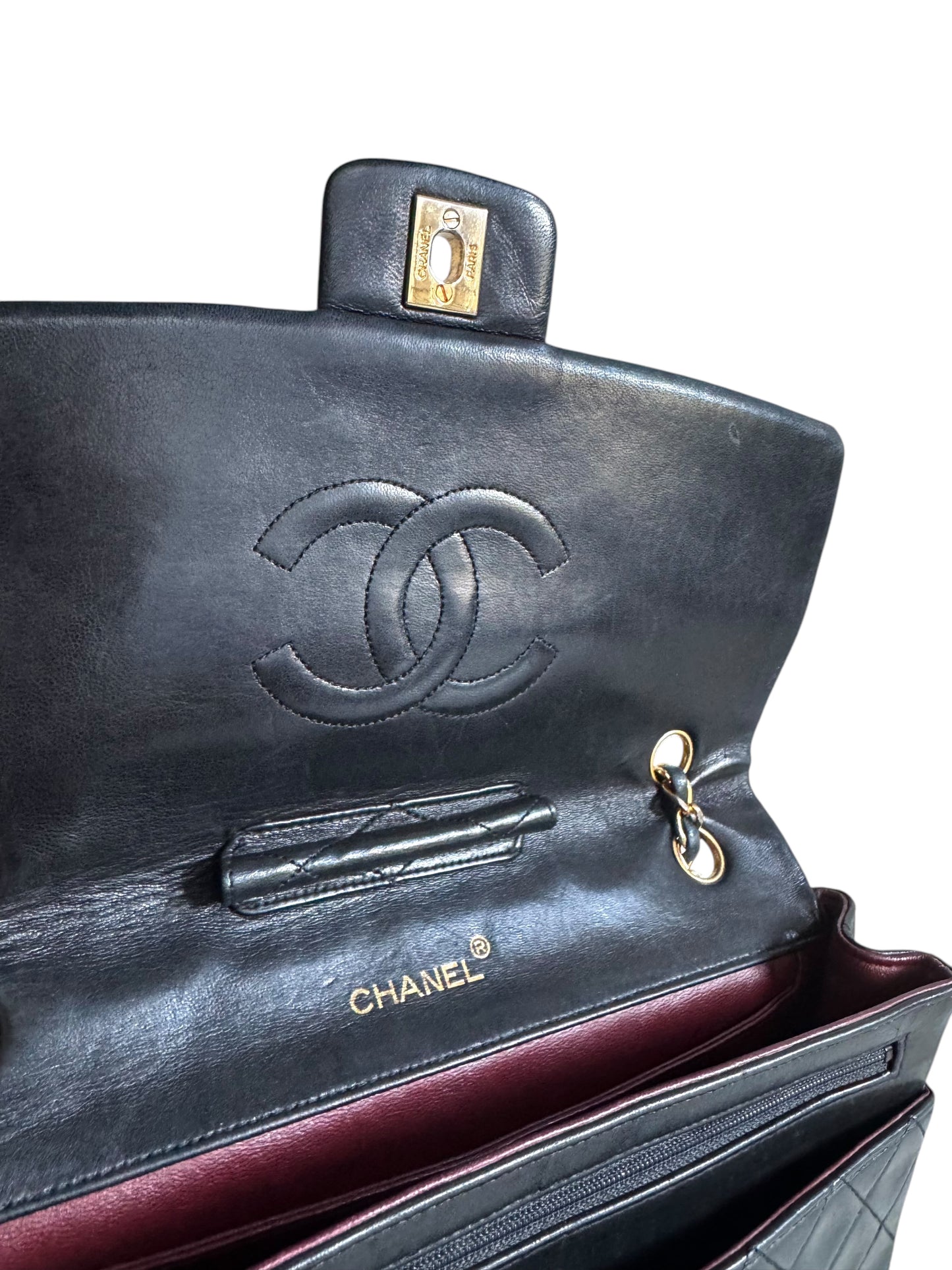 CHANEL Lambskin Quilted Medium Single Flap