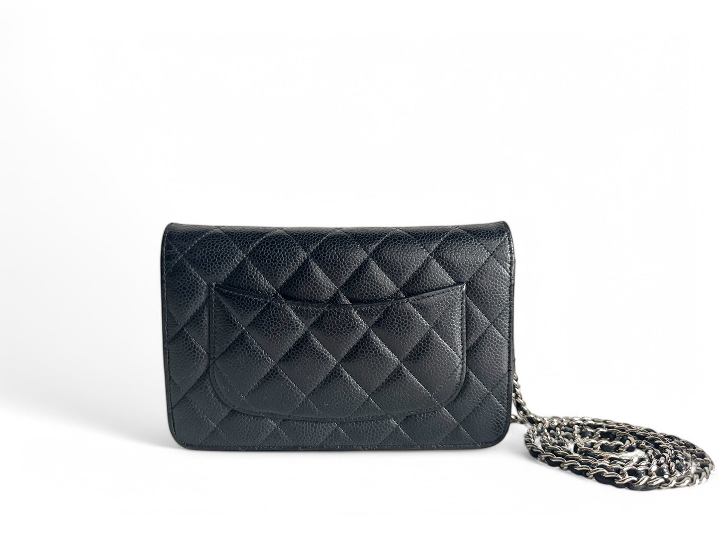 CHANEL Caviar Quilted Wallet on Chain WOC