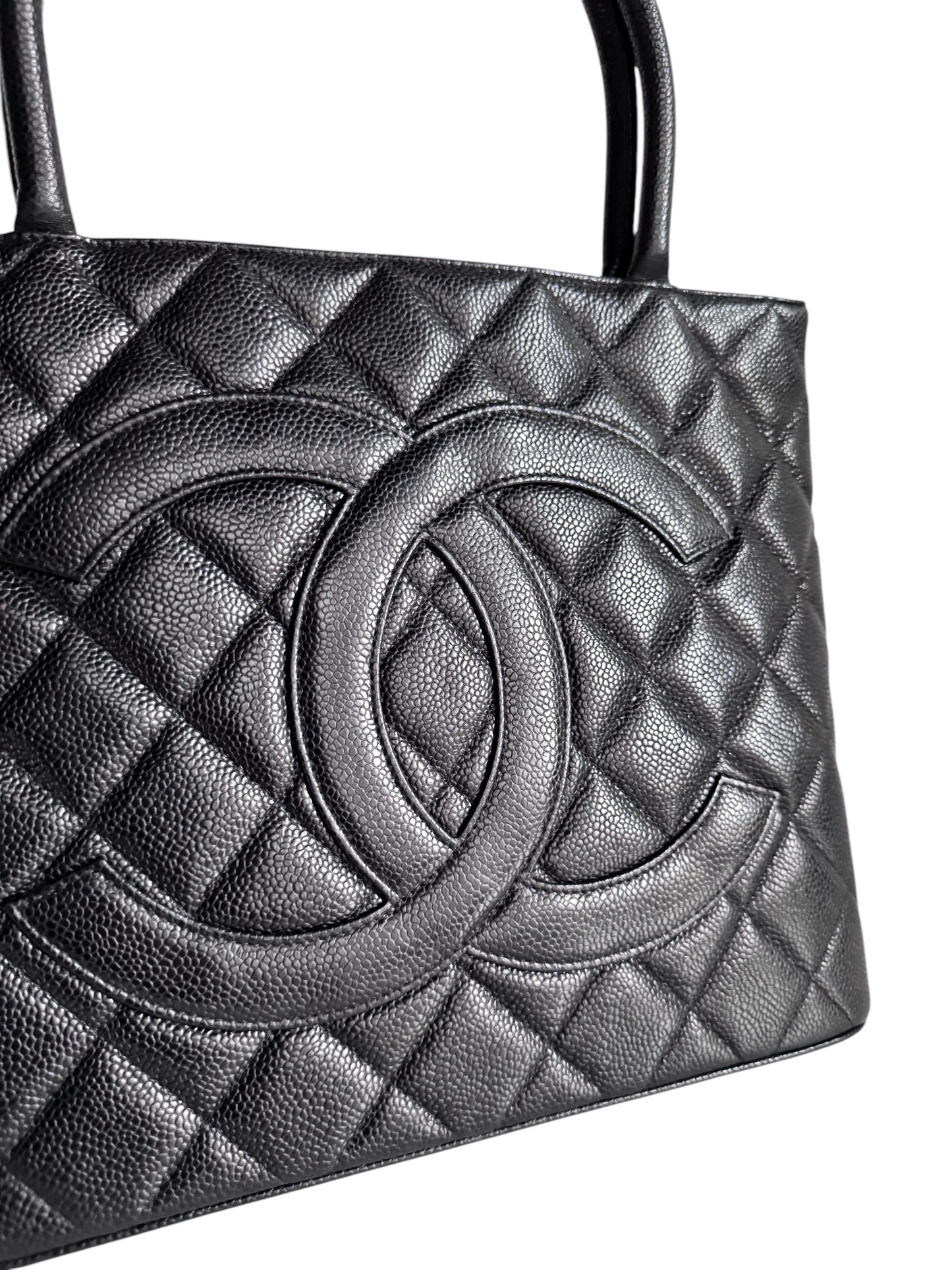 CHANEL Caviar Quilted Medallion Tote