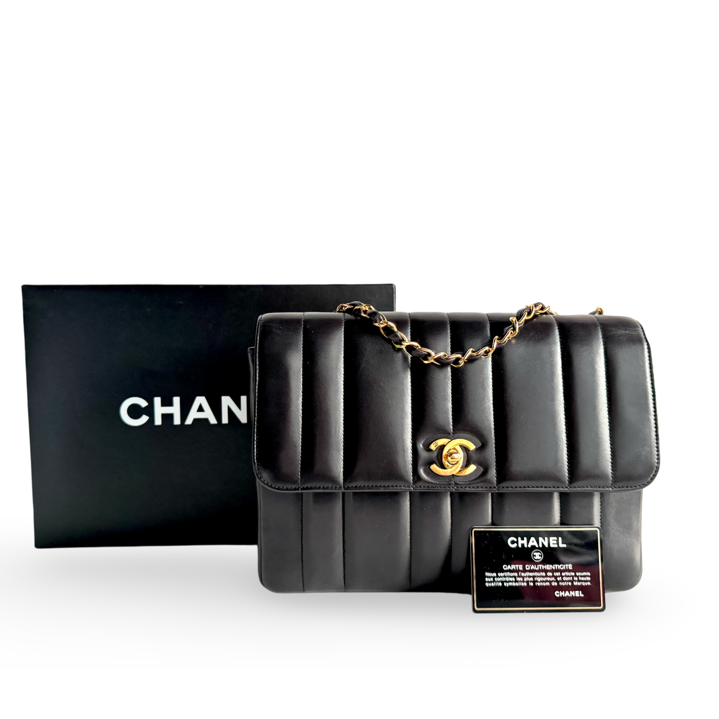 CHANEL Mademoiselle Lambskin Flap Bag