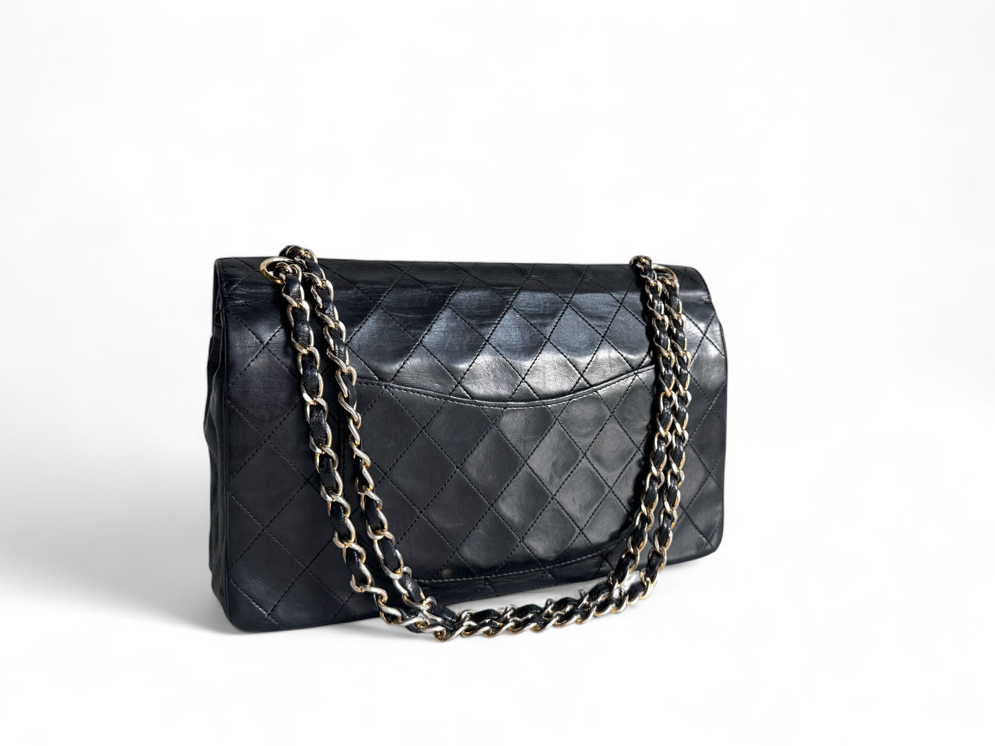CHANEL Matelasse Lambskin Double Flap Bag