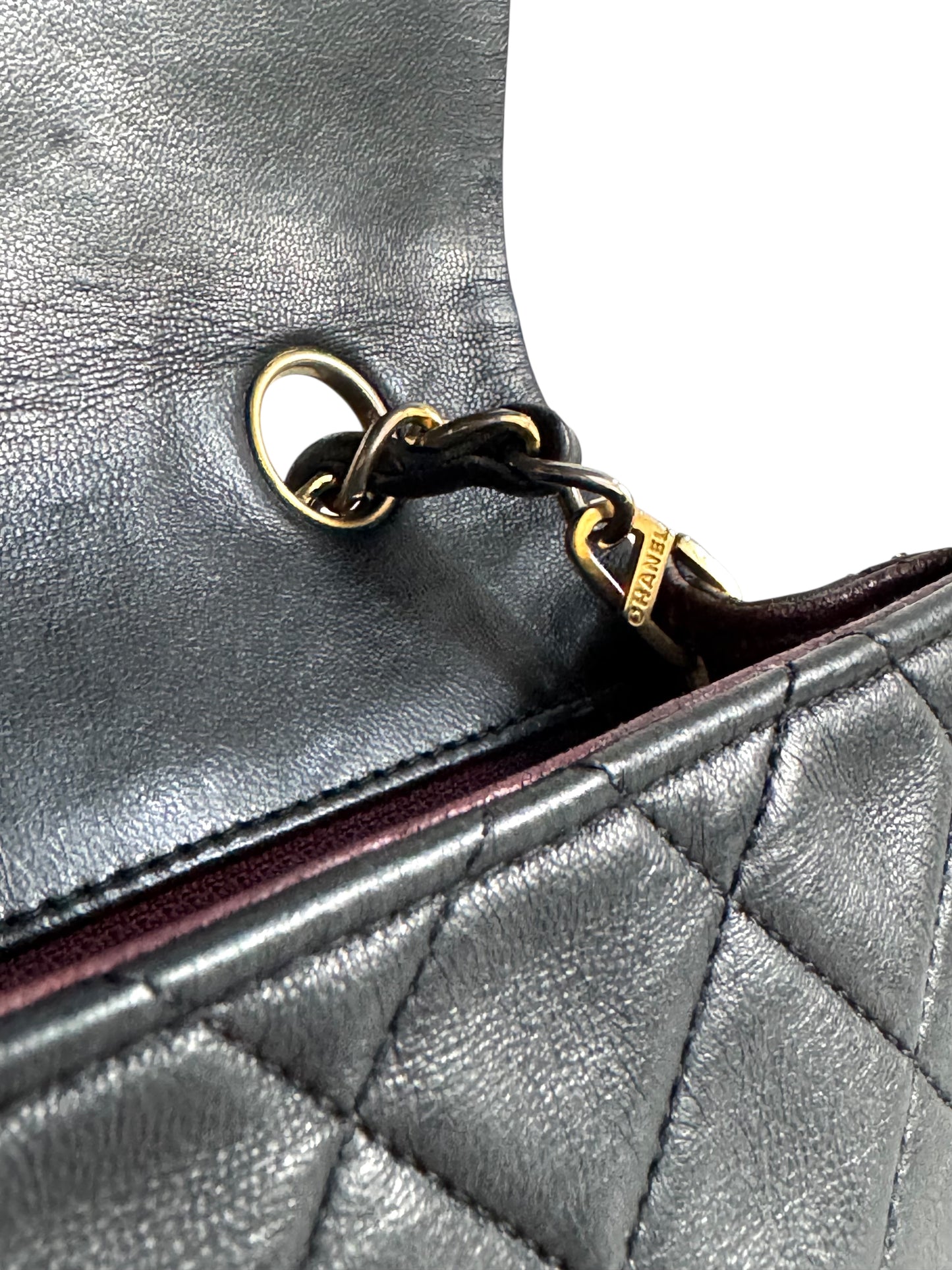 CHANEL Lambskin Quilted Small Single Flap