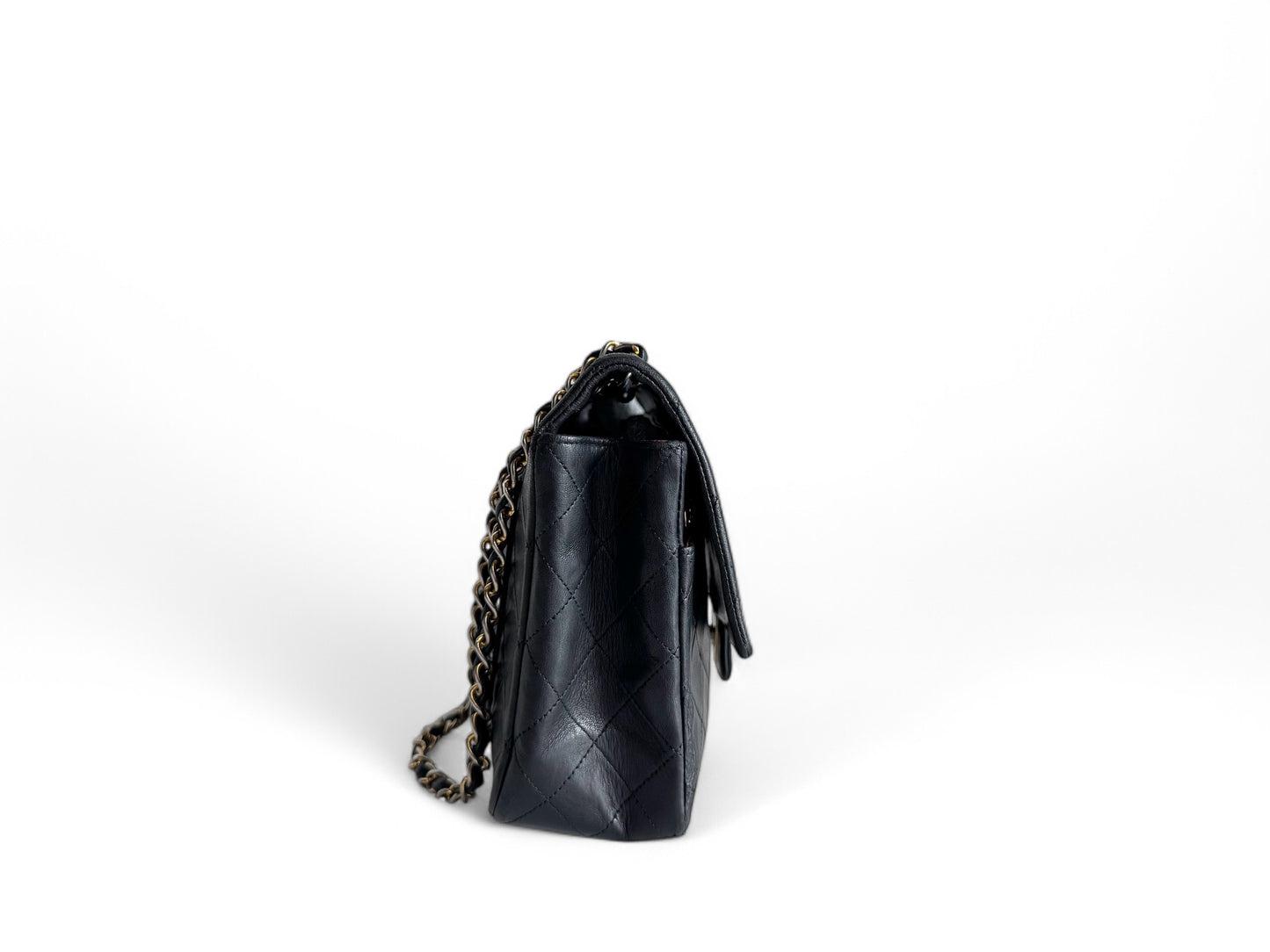 CHANEL Lambskin Quilted Medium Single Flap