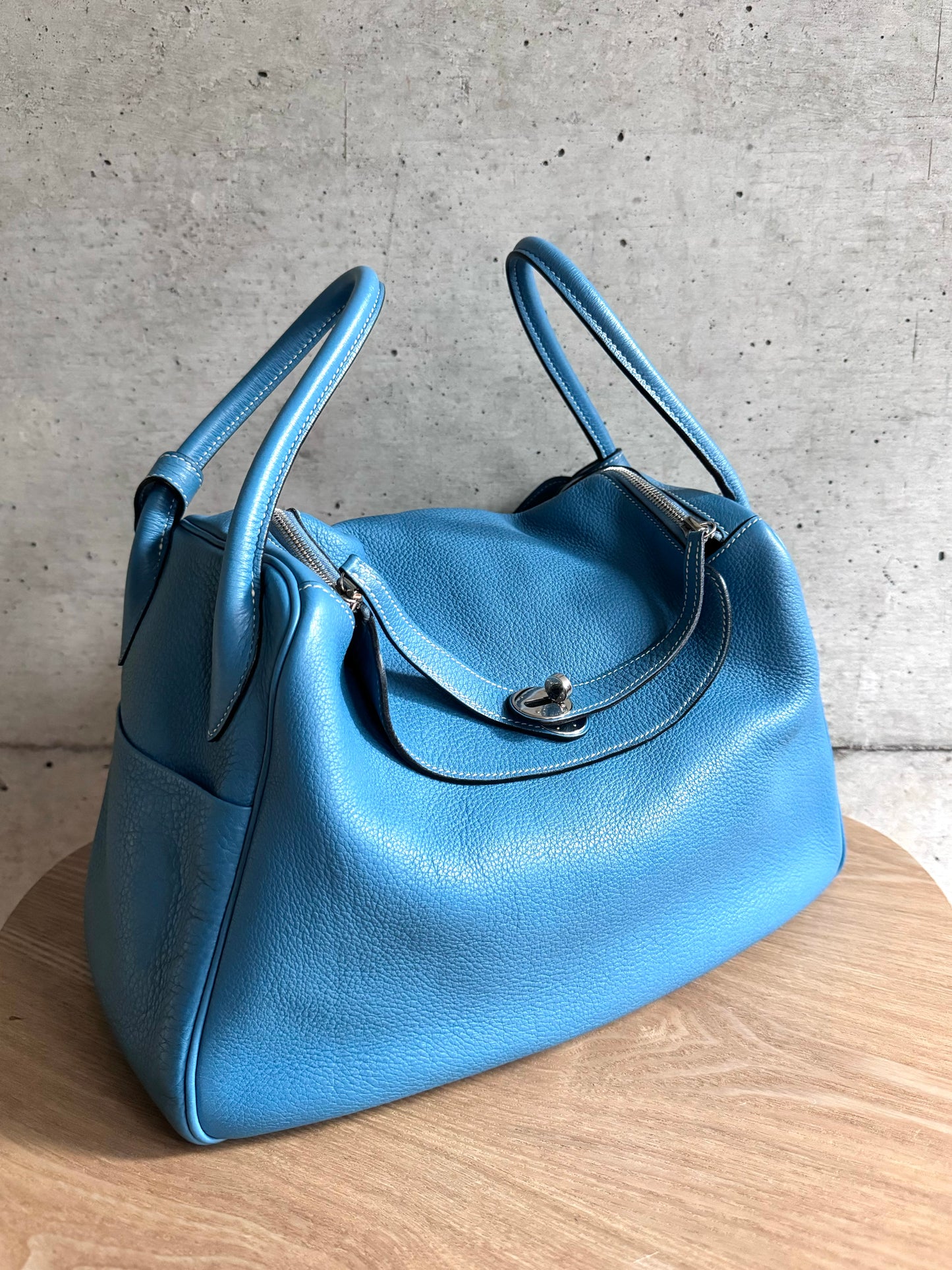 HERMES Taurillon Clemence Lindy 34