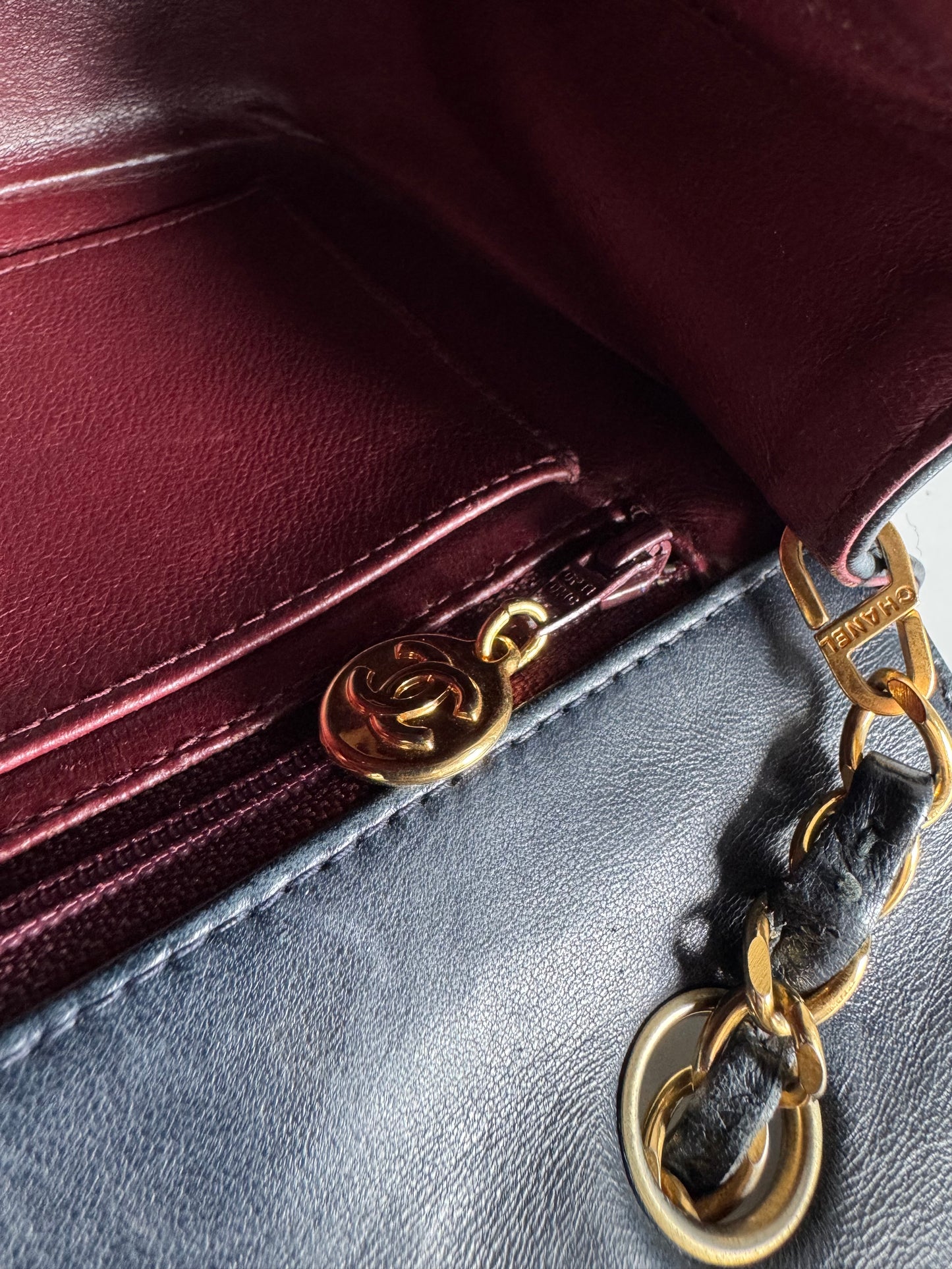 CHANEL Lambskin Small Diana Flap