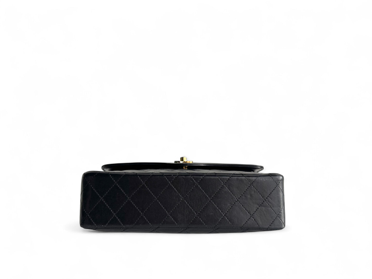 CHANEL Lambskin Quilted Medium Double Flap Bag