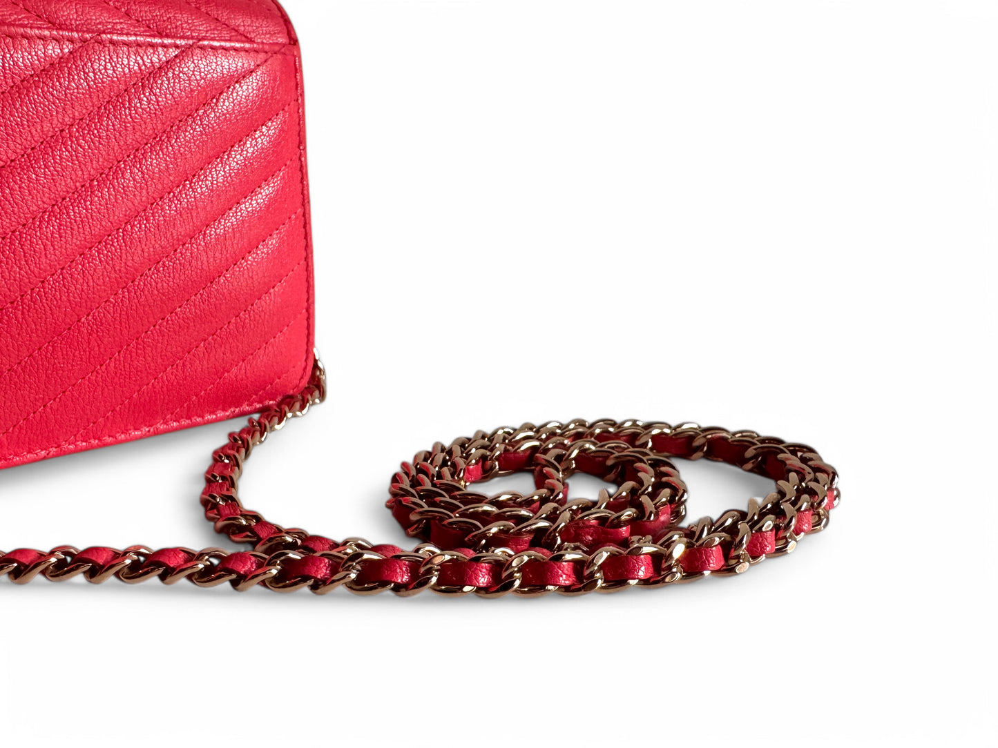 Chanel Chevron Statement Wallet On Chain