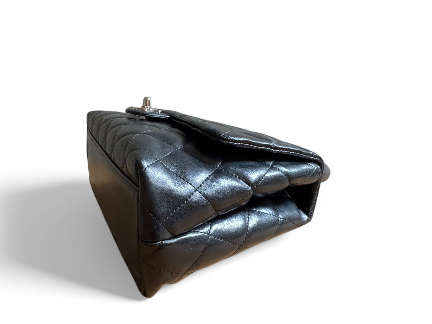 CHANEL Lambskin Quilted Medium Kelly Flap Bag