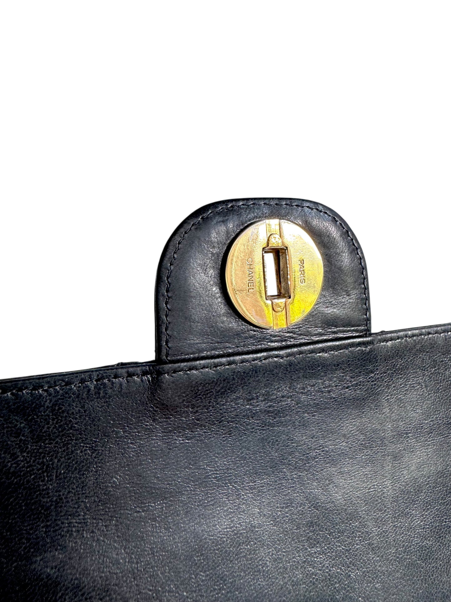 CHANEL Matelasse Lambskin Double Flap Bag