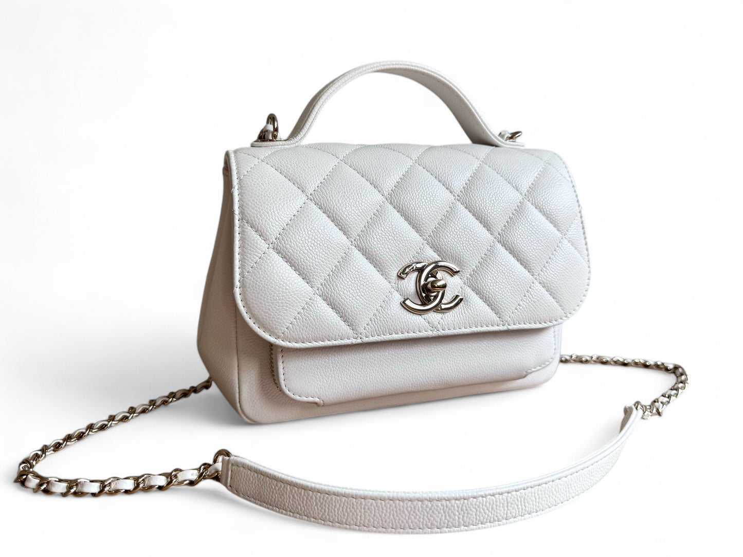 CHANEL Caviar Quilted Small Business Affinity Flap