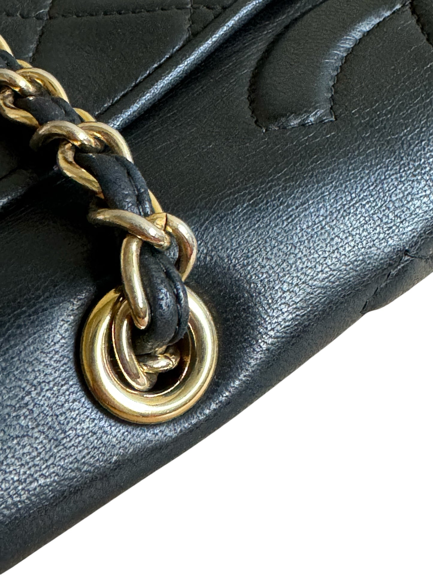 CHANEL Lambskin Quilted Small CC Single Flap Bag