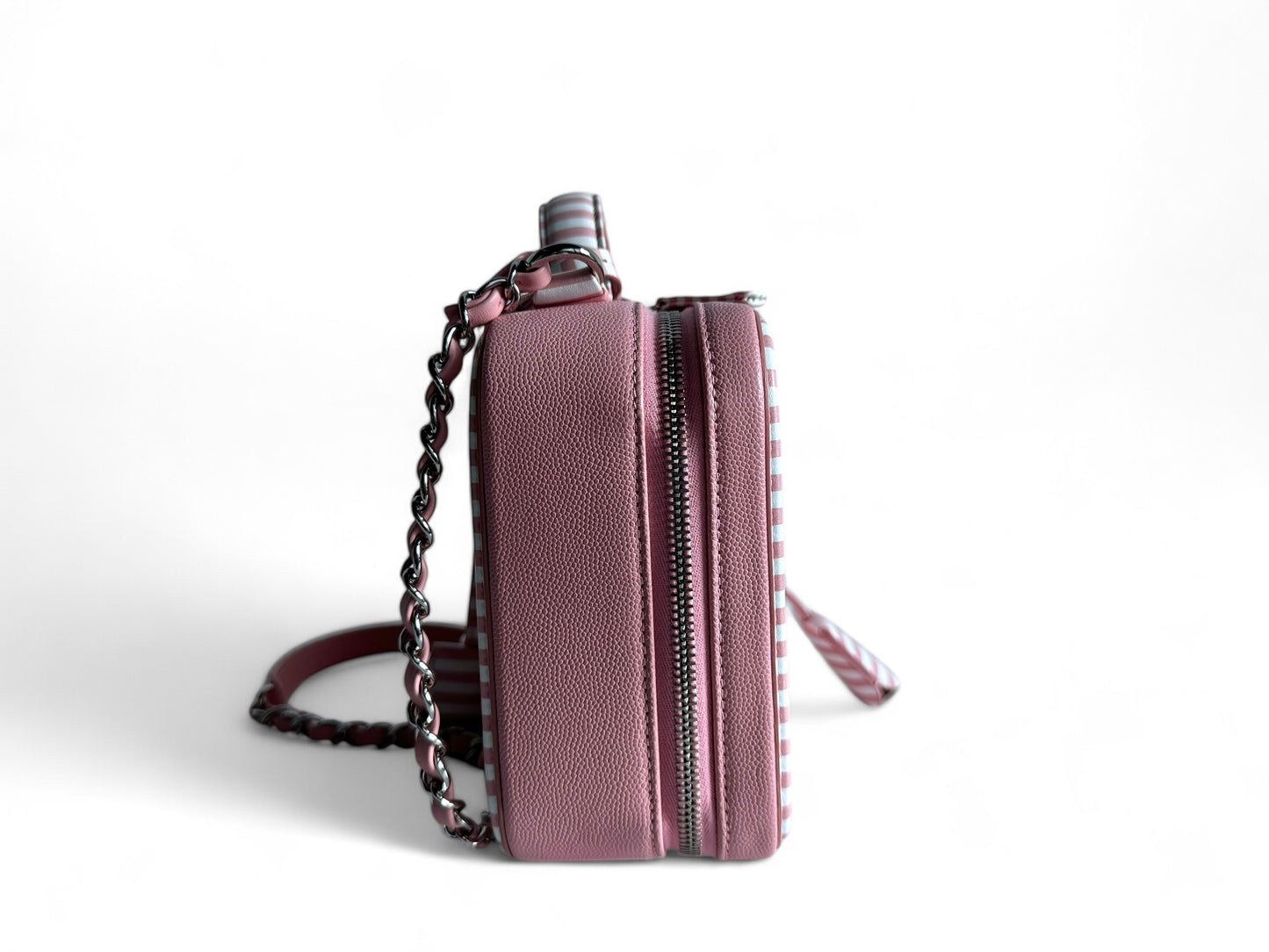 CHANEL 2018 Filigree Vanity Top Handle Bag