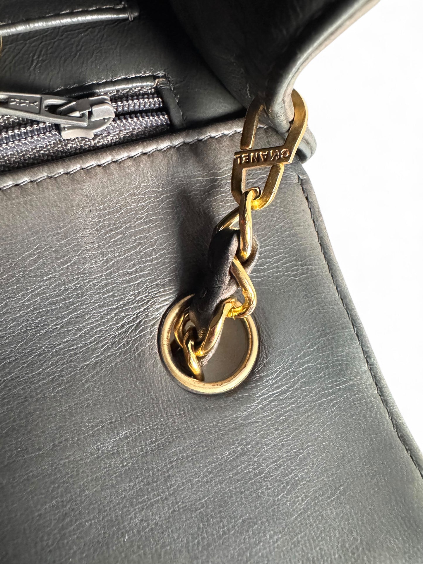 CHANEL Lambskin Vertical Flap Bag