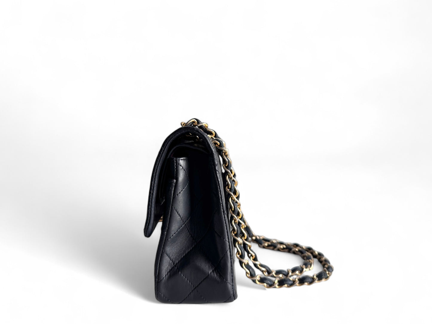 CHANEL Lambskin Timeless Classic Double Flap Bag