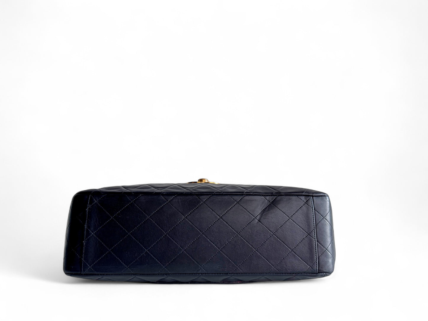 CHANEL Lambskin Quilted XL Jumbo Single Flap Bag
