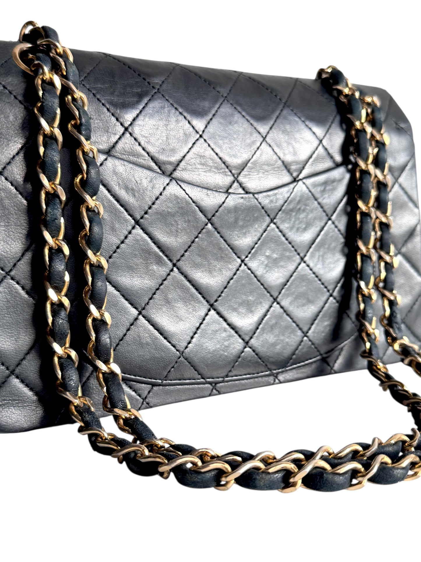 CHANEL Lambskin Timeless Classic Double Flap Bag