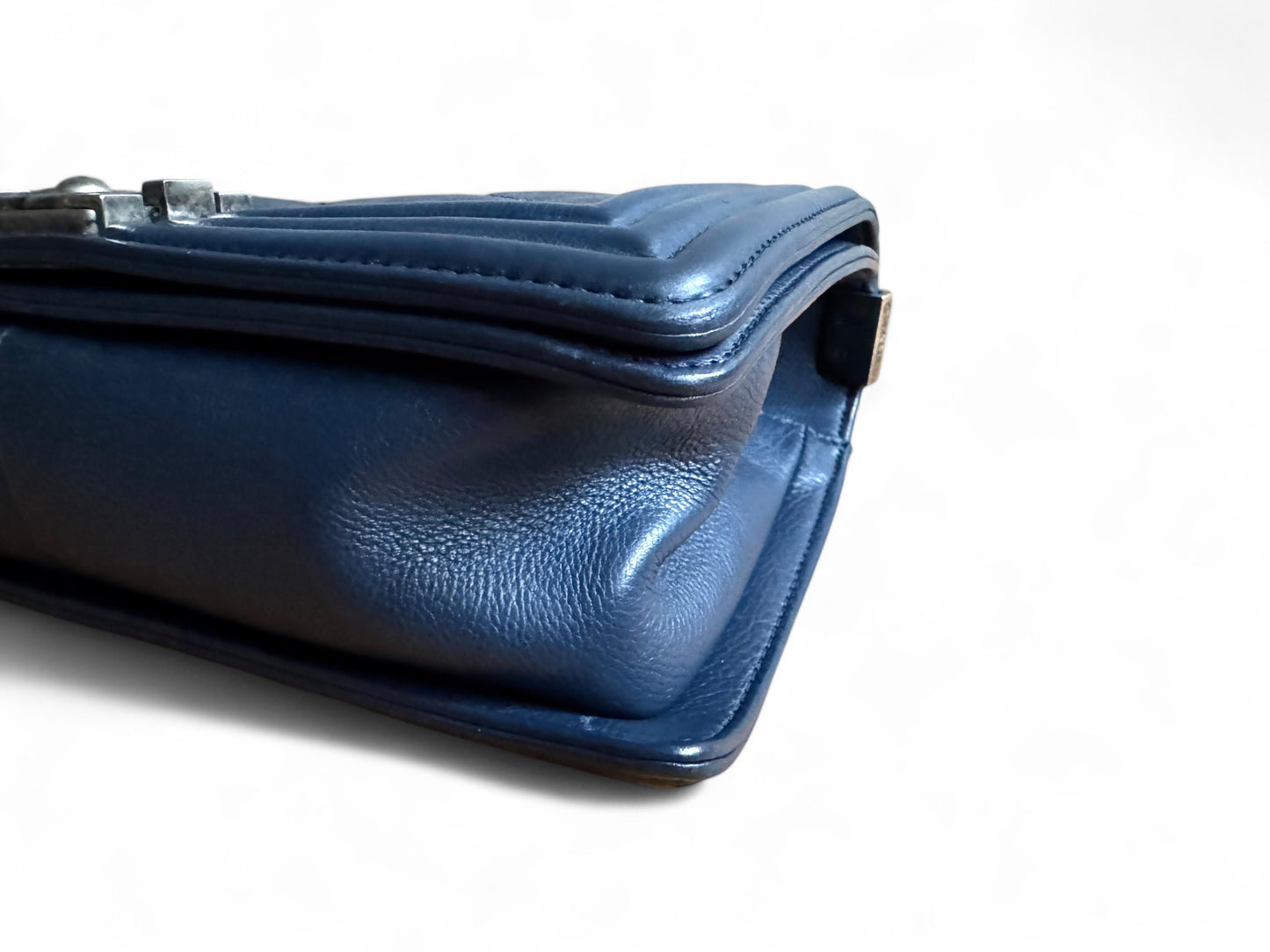 Chanel Quilted Leather Medium Boy Bag