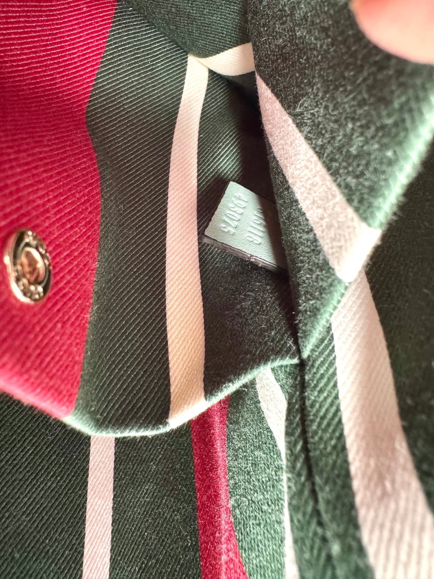 GUCCI GG Supreme Monogram Emblem Small Shoulder Bag