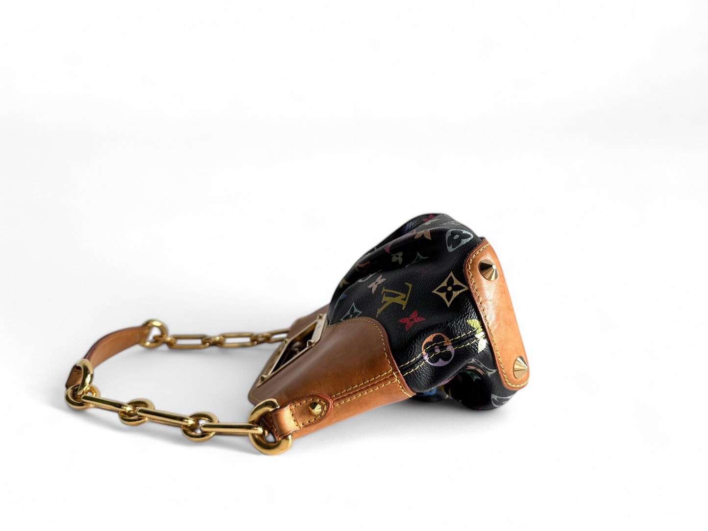 LOUIS VUITTON Monogram Multicolor Judy PM Black