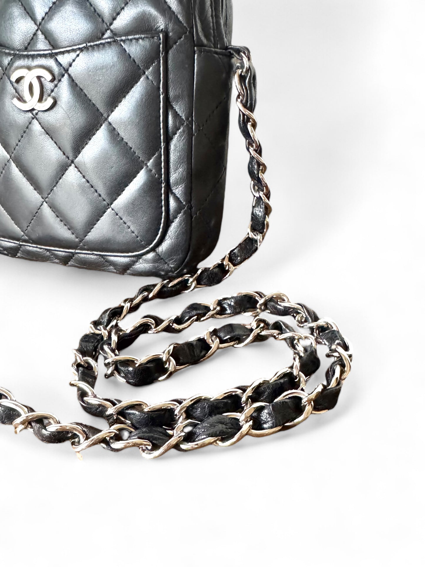 CHANEL Lambskin Quilted Crossbody