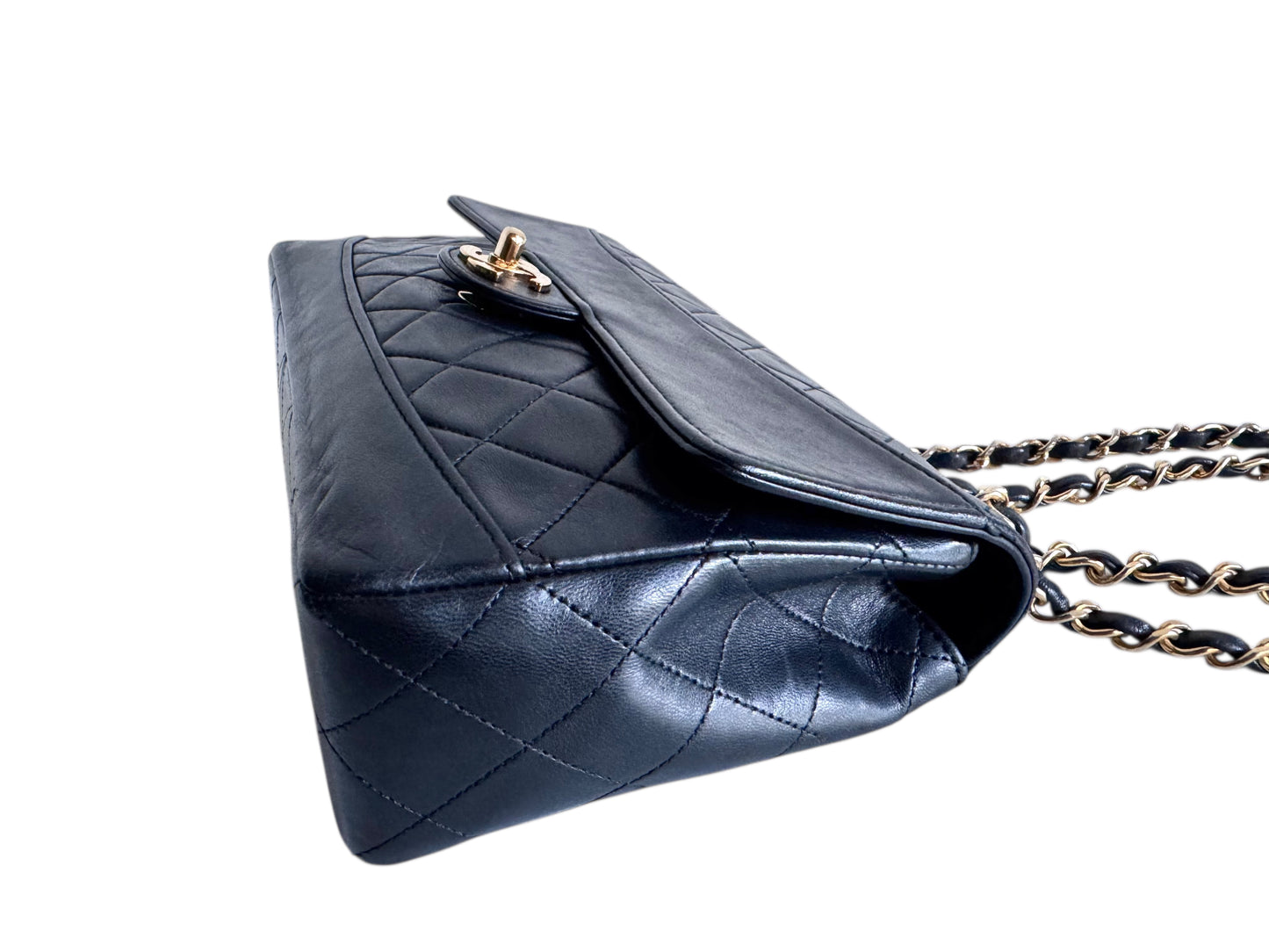 Chanel Quilted Flap Bag With Pouch