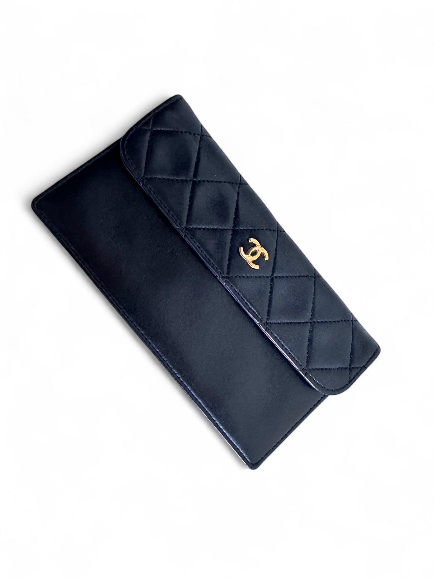 Chanel Quilted Flap Bag With Pouch