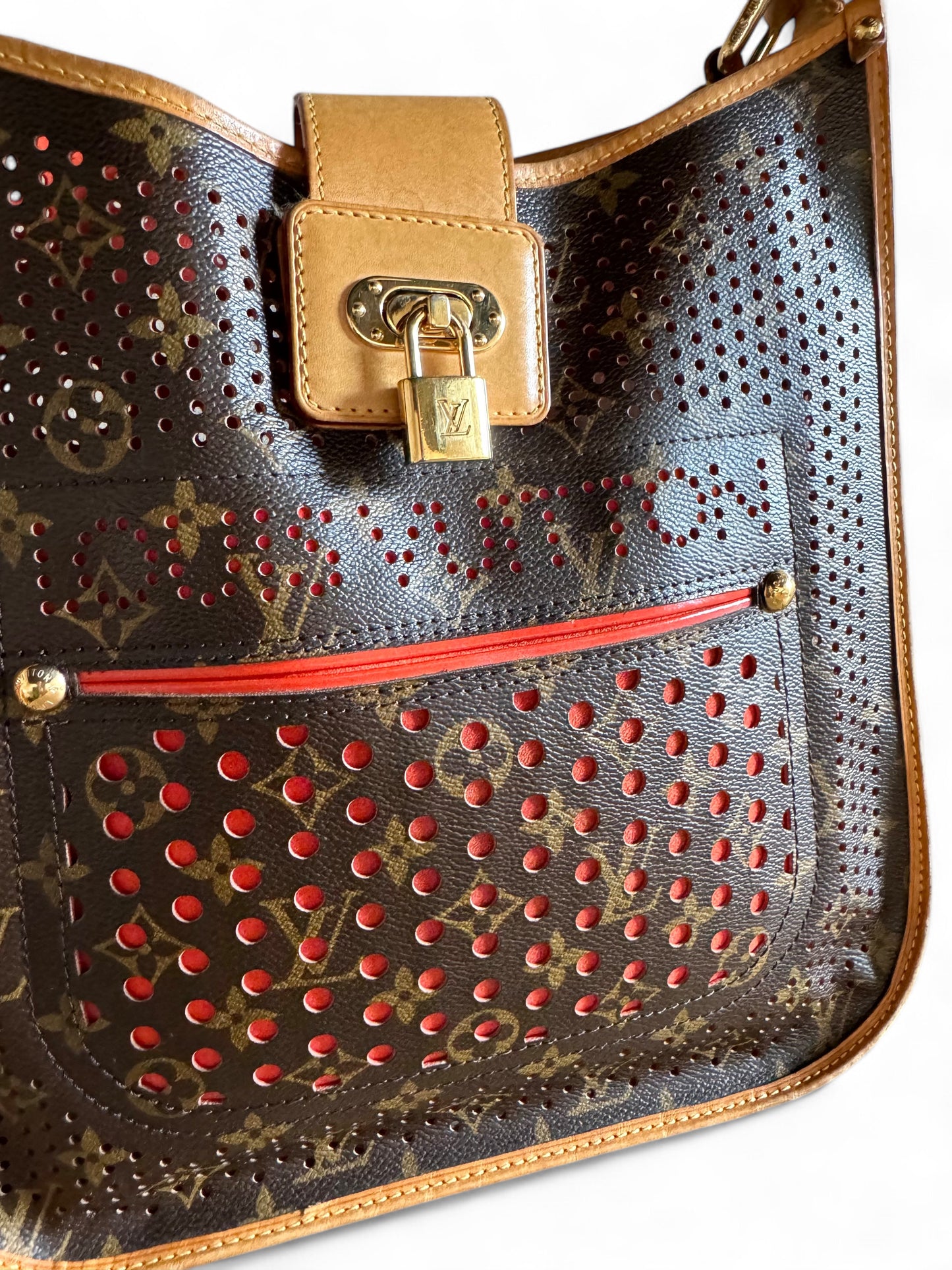 LOUIS VUITTON Monogram Perforated Musette
