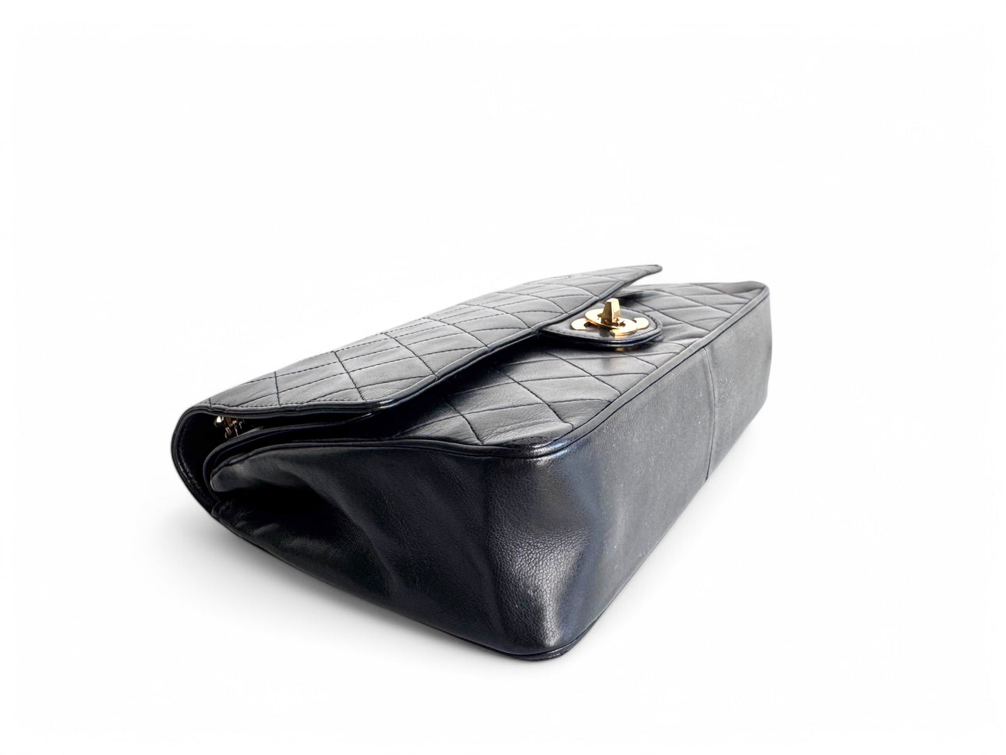 CHANEL Lambskin Mademoiselle Double Flap