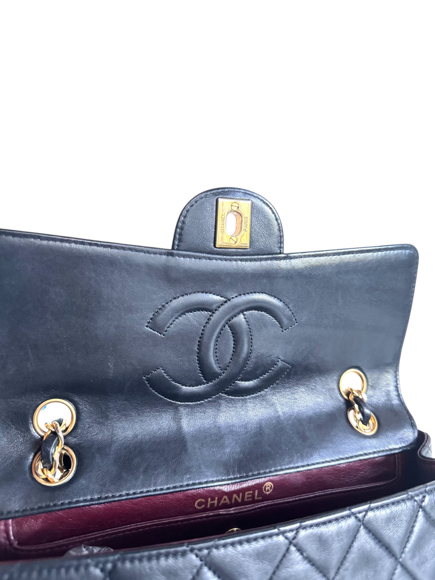 Chanel Quilted Flap Bag With Pouch