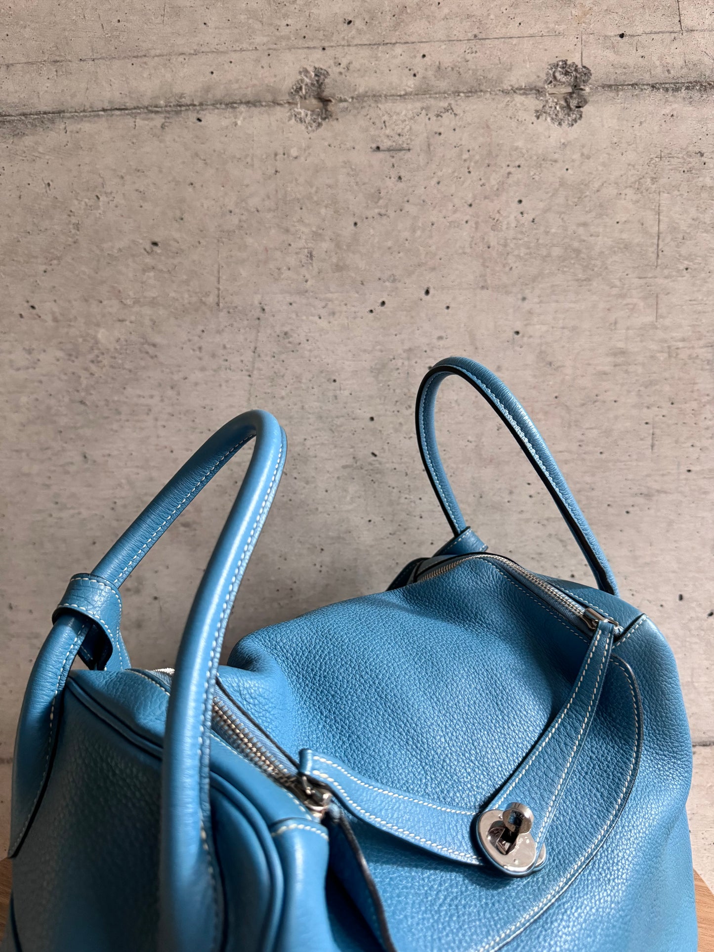 HERMES Taurillon Clemence Lindy 34