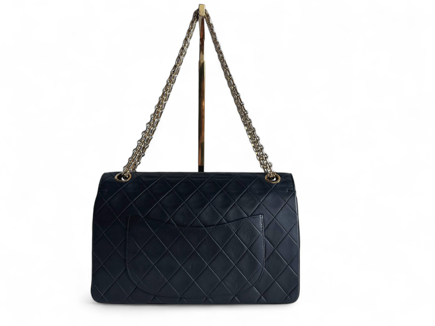 CHANEL Lambskin Medium Mademoiselle Double Flap